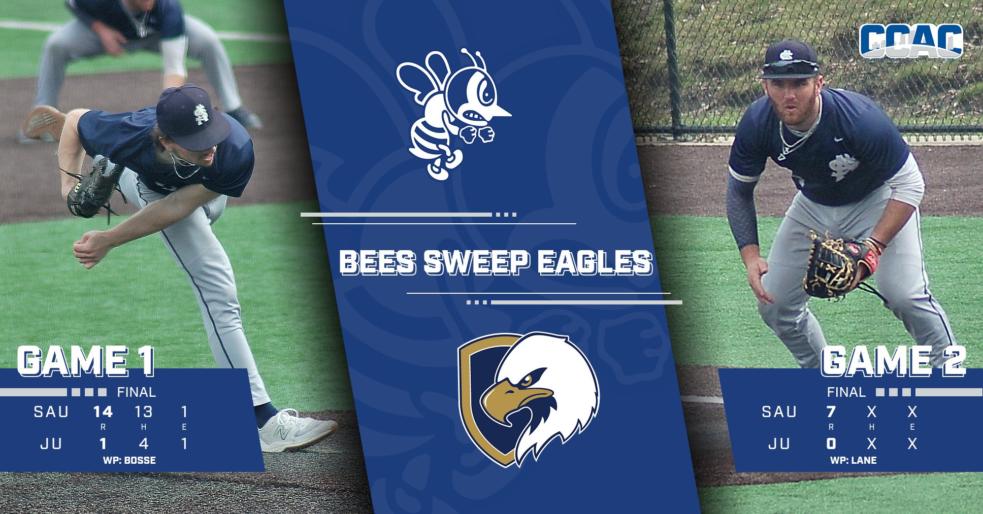 Strong pitching performances lead SAU sweep of Judson