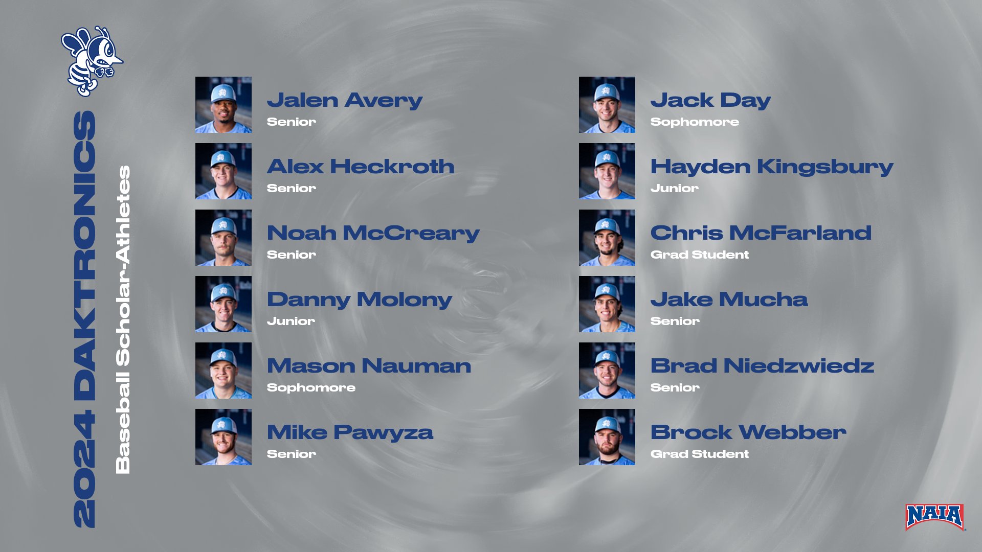 Twelve Bees recognized as NAIA Scholar-Athletes