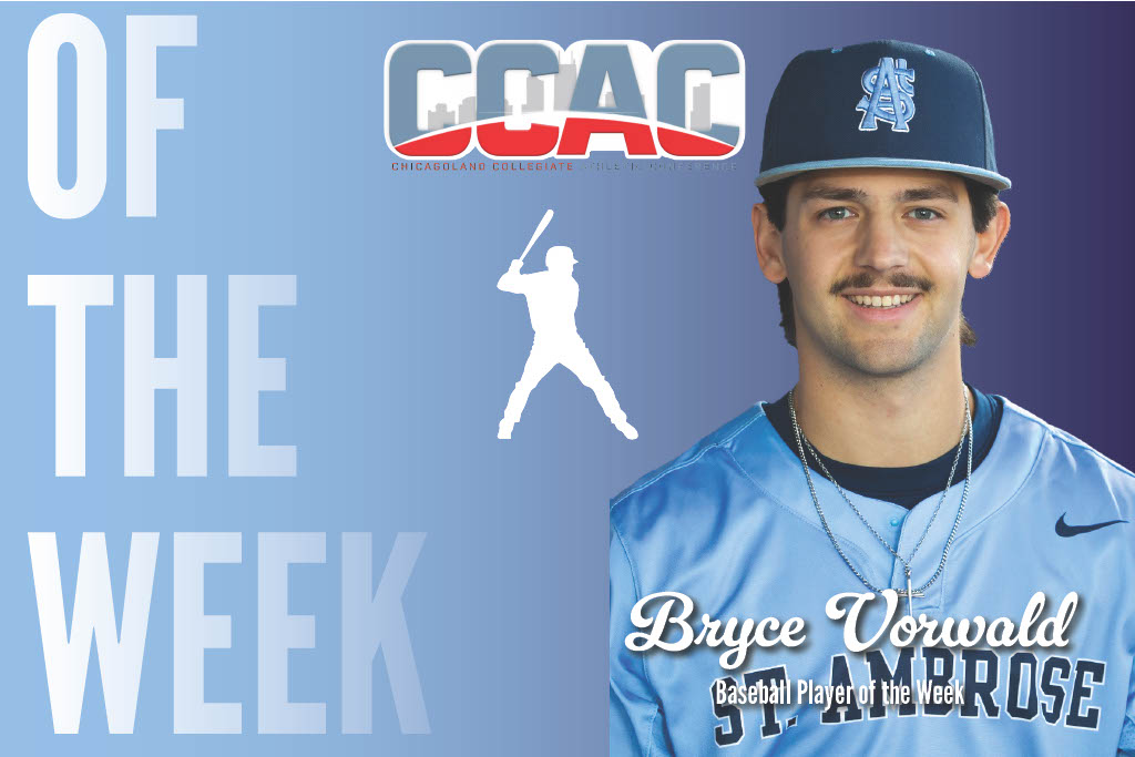 Vorwald named CCAC Player of the Week