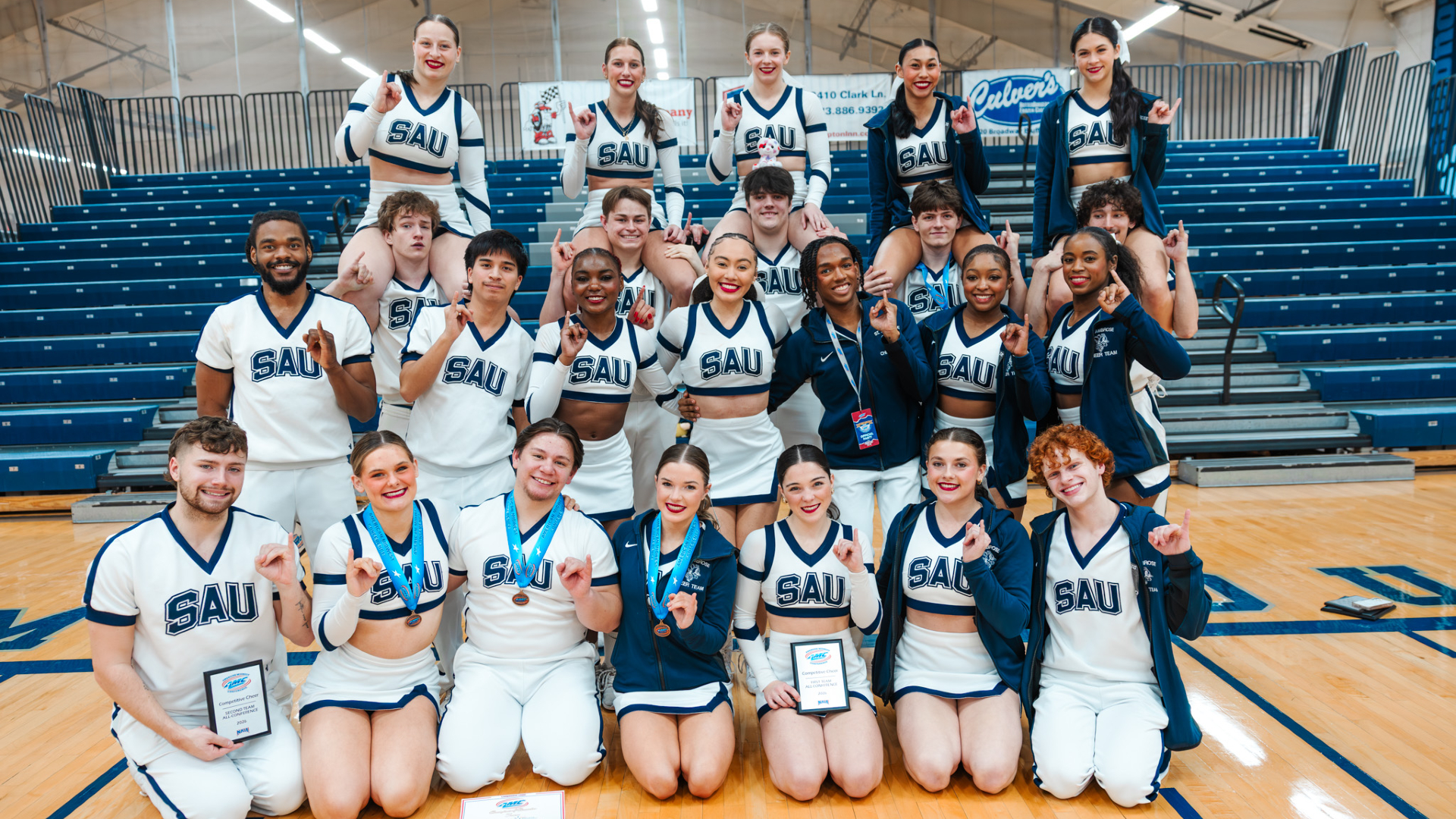 SAU Cheer gets second place at AMC Championships