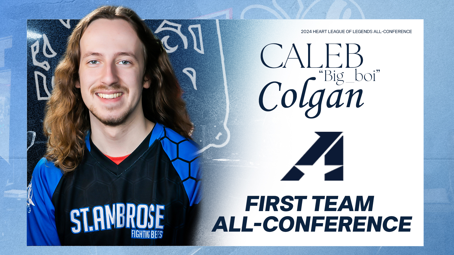 Caleb Colgan named to Heart all-conference team