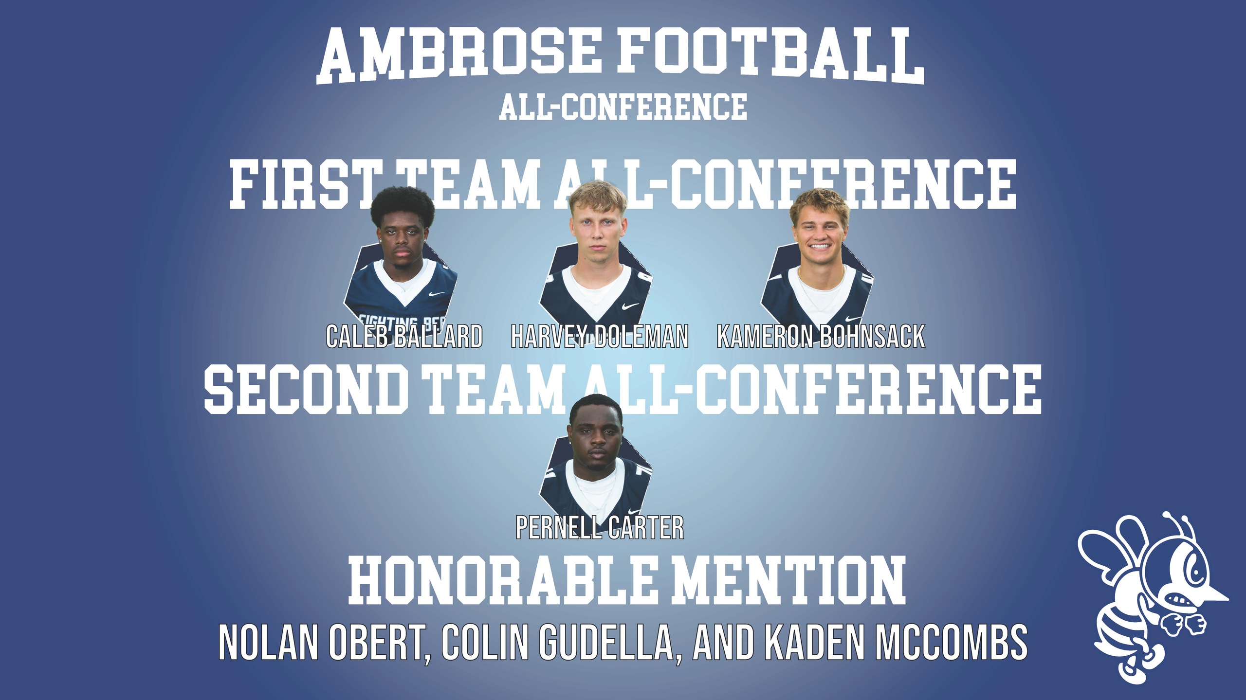 Ballard, Bohnsack and Doleman named first team all-conference