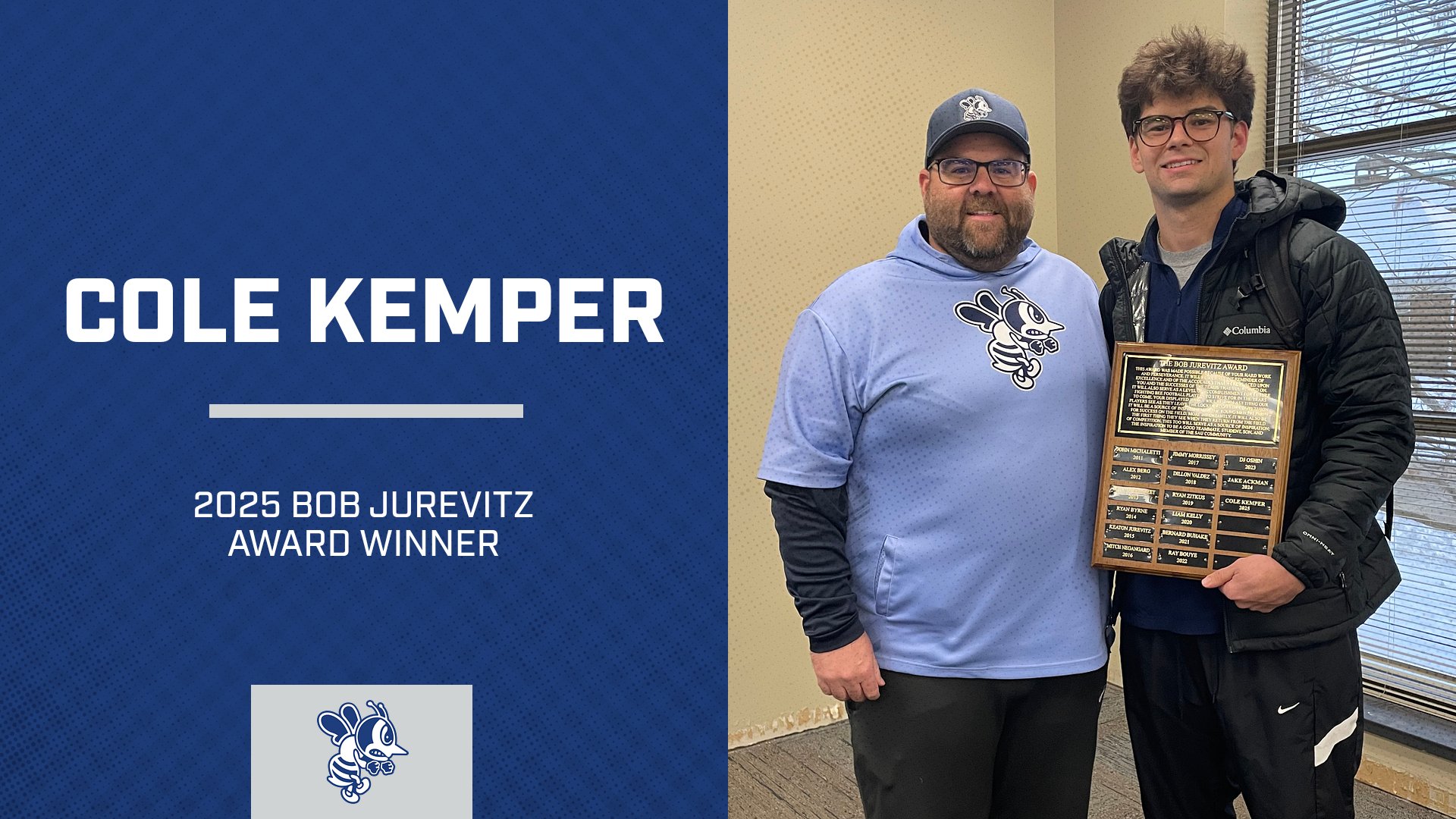 Cole Kemper named recipient of Bob Jurevitz Award