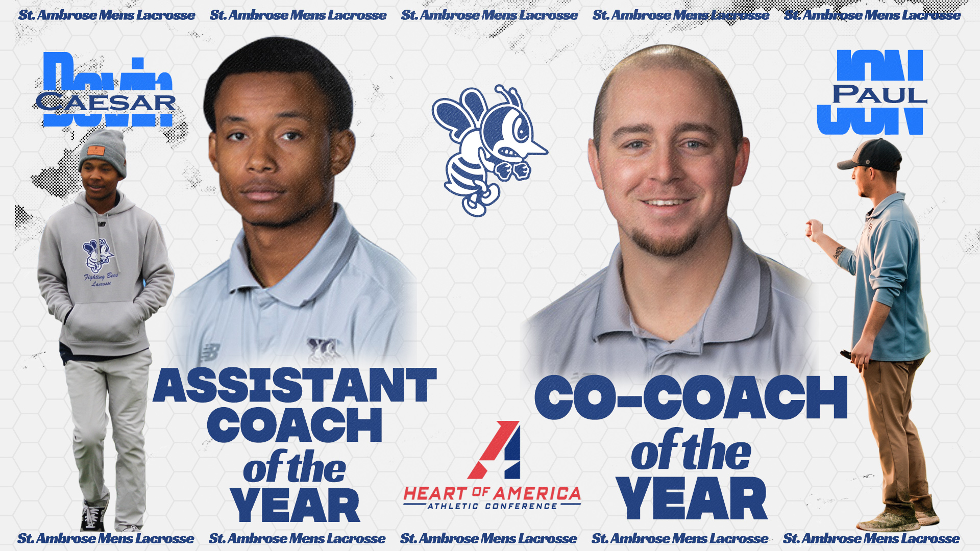 Paul named Heart Co-Coach of the Year, Caesar named Assistant Coach of the Year