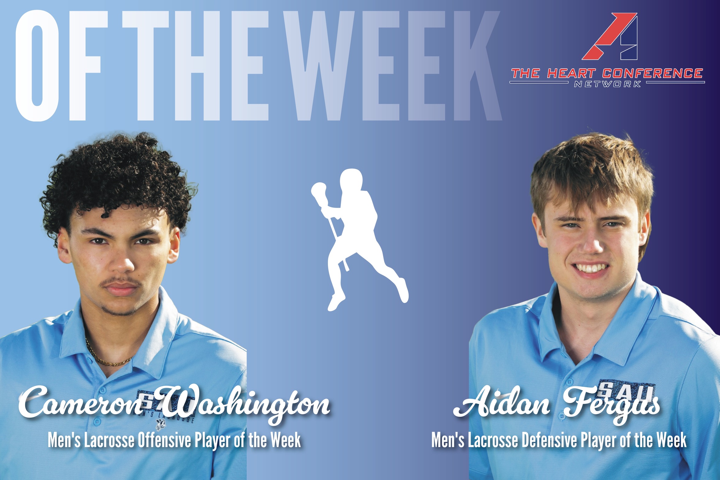 Washington, Fergus earn Heart honors