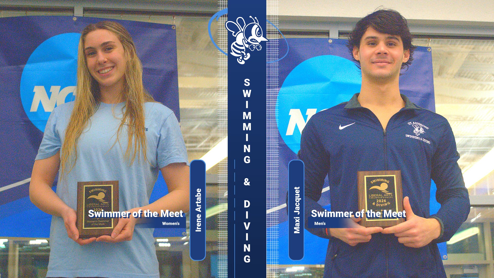 Jacquet, Artabe named Swimmers of the LAC Championships