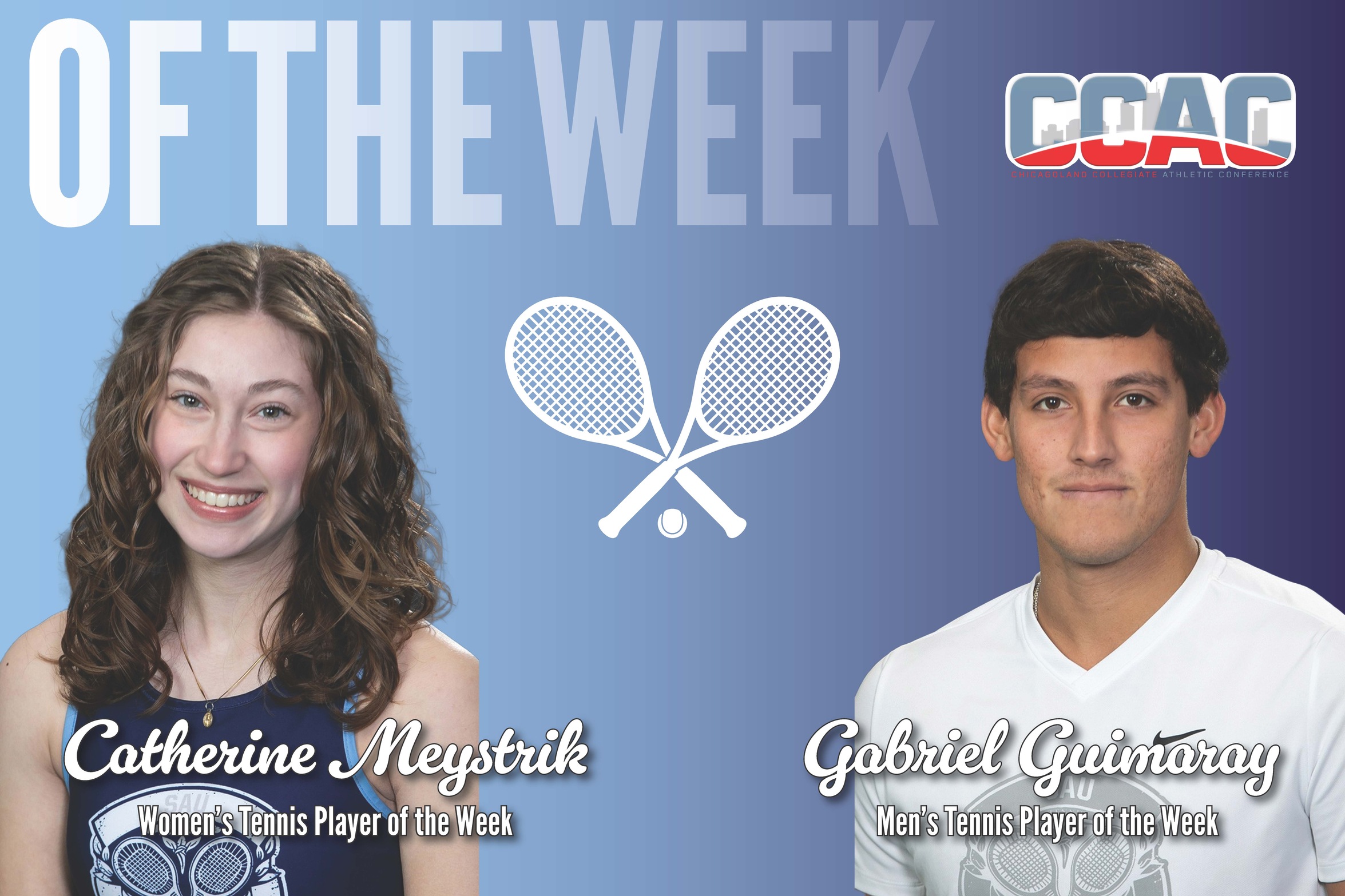 Guimaray, Meystrik named CCAC Players of the Week