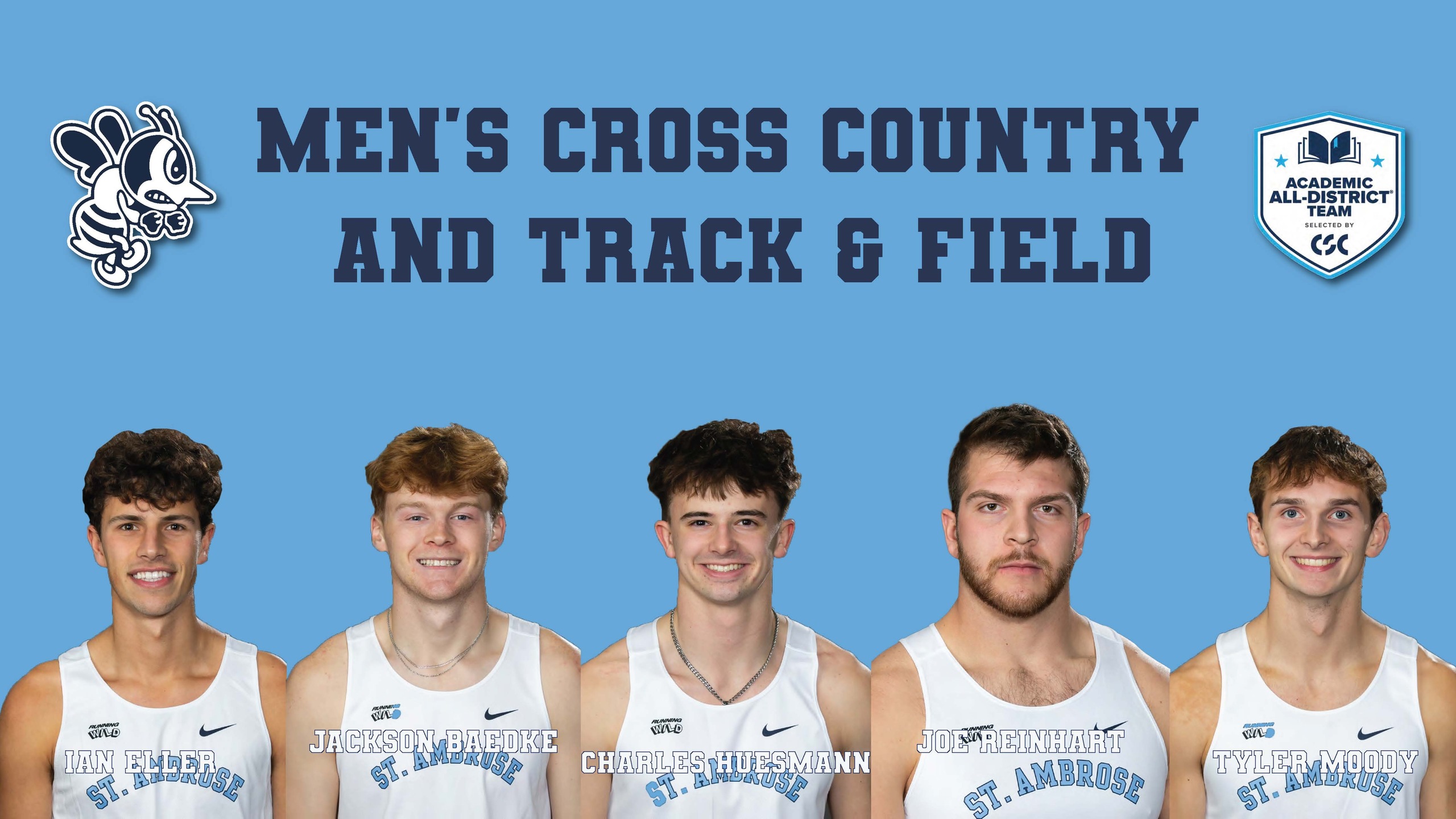 Six named to CSC Men's Cross Country/Track & Field Academic All-District Team