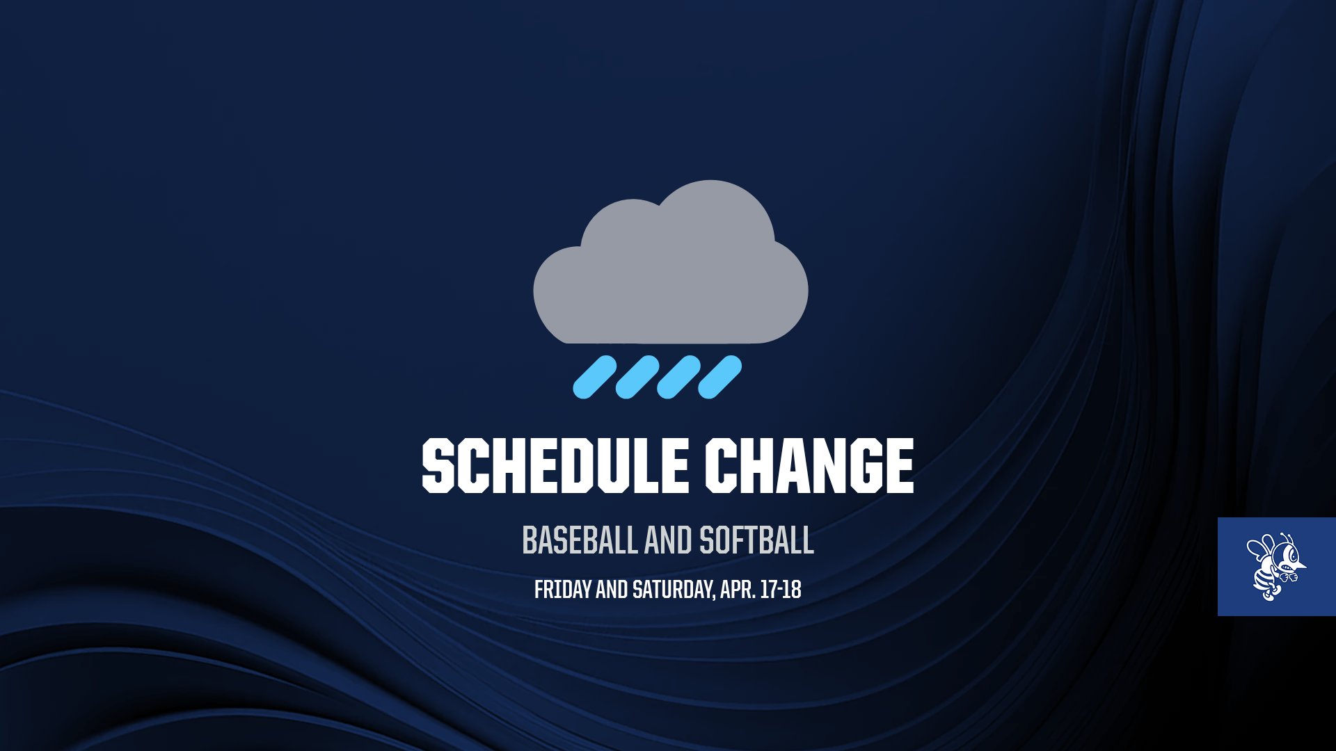 Rain forces schedule changes for SAU Baseball and Softball