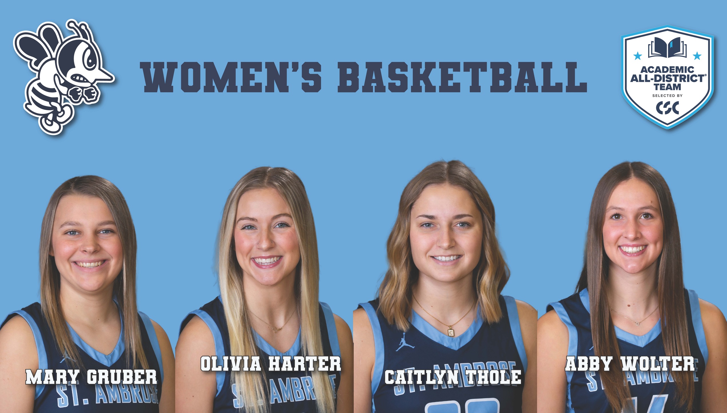 Four named to CSC Academic All-District Team