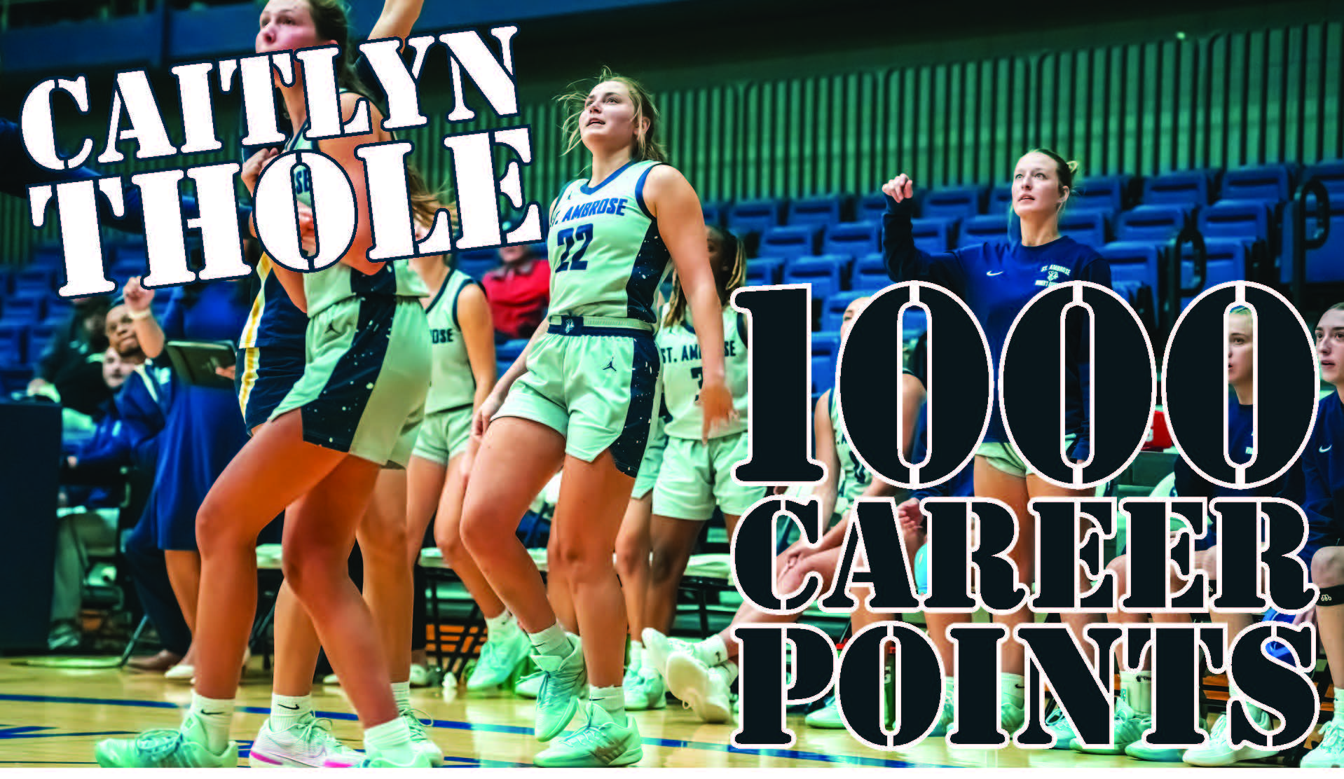 Thole scores 1000th career point in big Bee win
