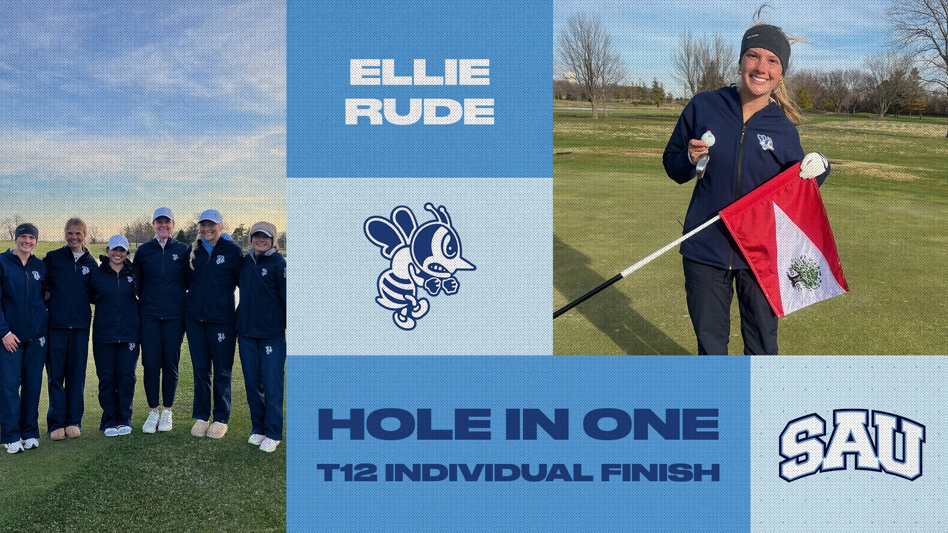 Rude's hole-in-one highlights SAU's efforts at Judson Invite