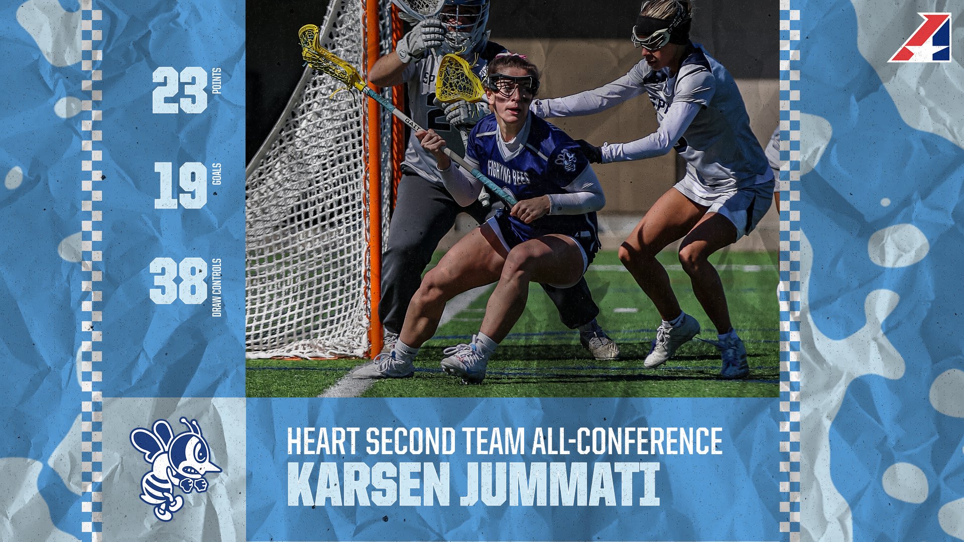Jummati earns Heart All-Conference honors