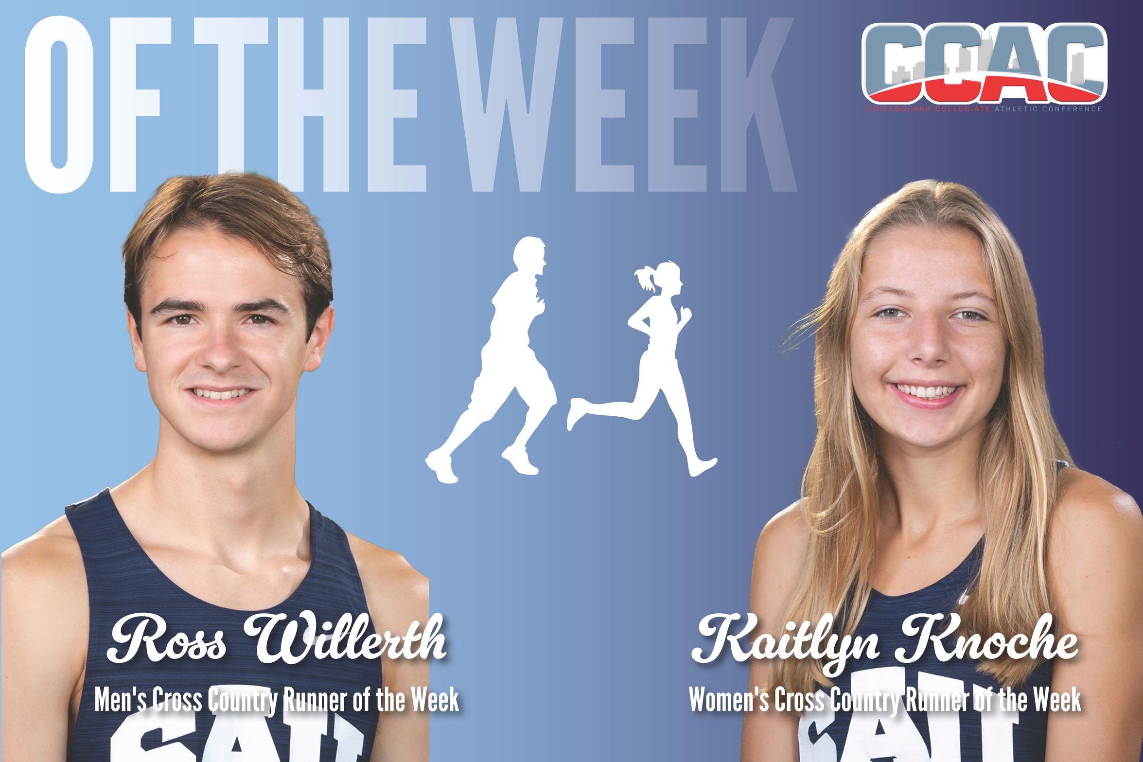 Willerth, Knoche named CCAC Runners of the Week
